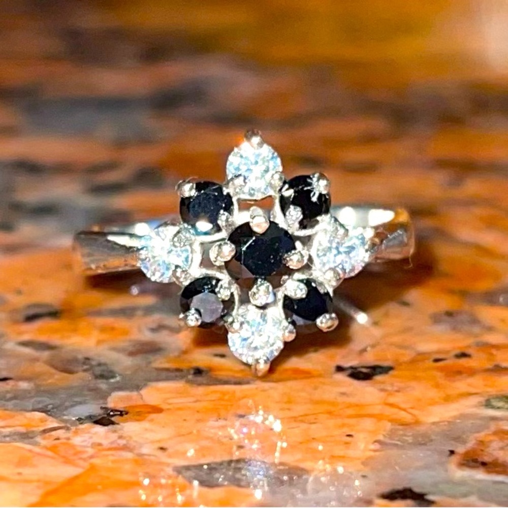 Solid Sterling Silver 925 CZ Ring Lot